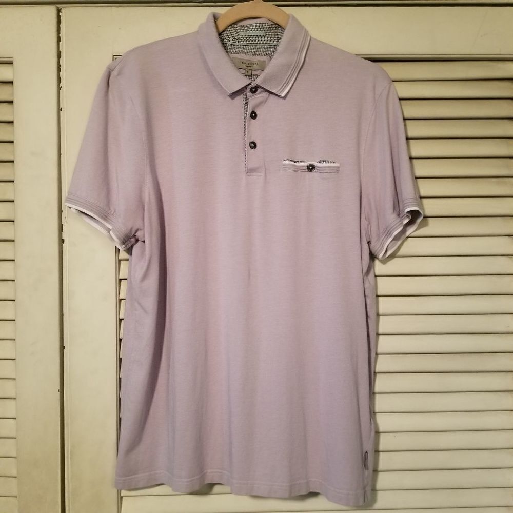 Ted Baker Lilac Short Sleeve Polo 5 / L